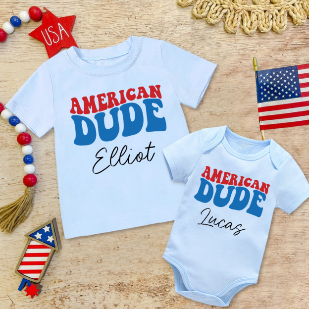 Personalized 4th of July Independence Day Shirts | CWBaby237