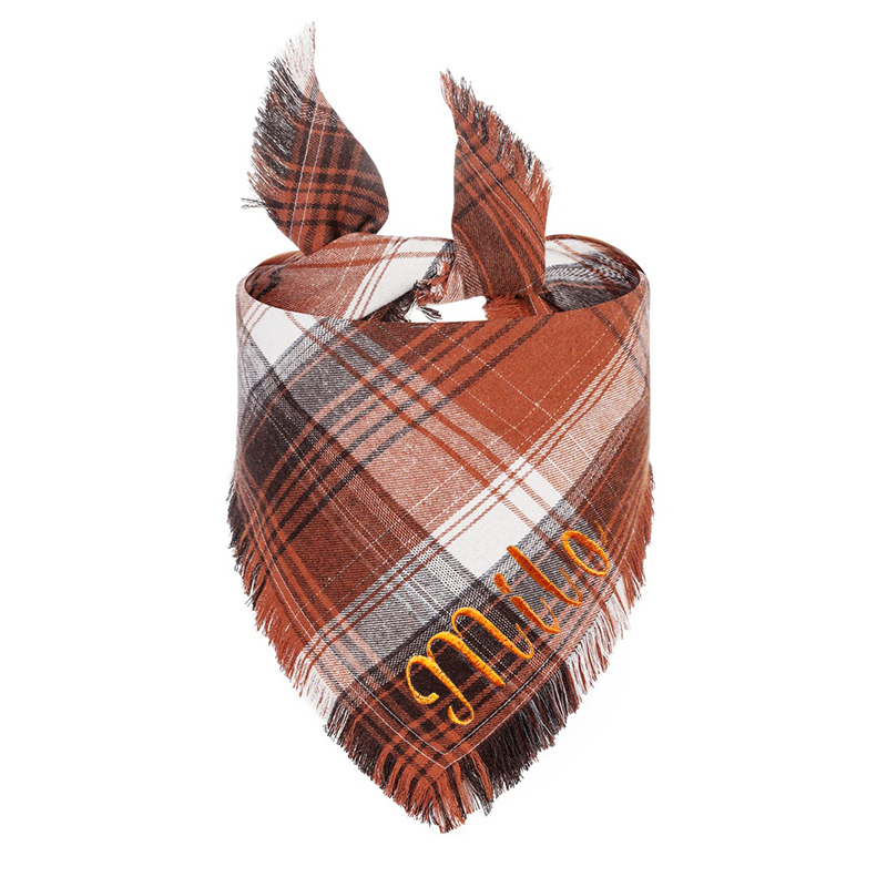 Personalized Autumn Dog Bandana for Comfort & Unique | BKPet19
