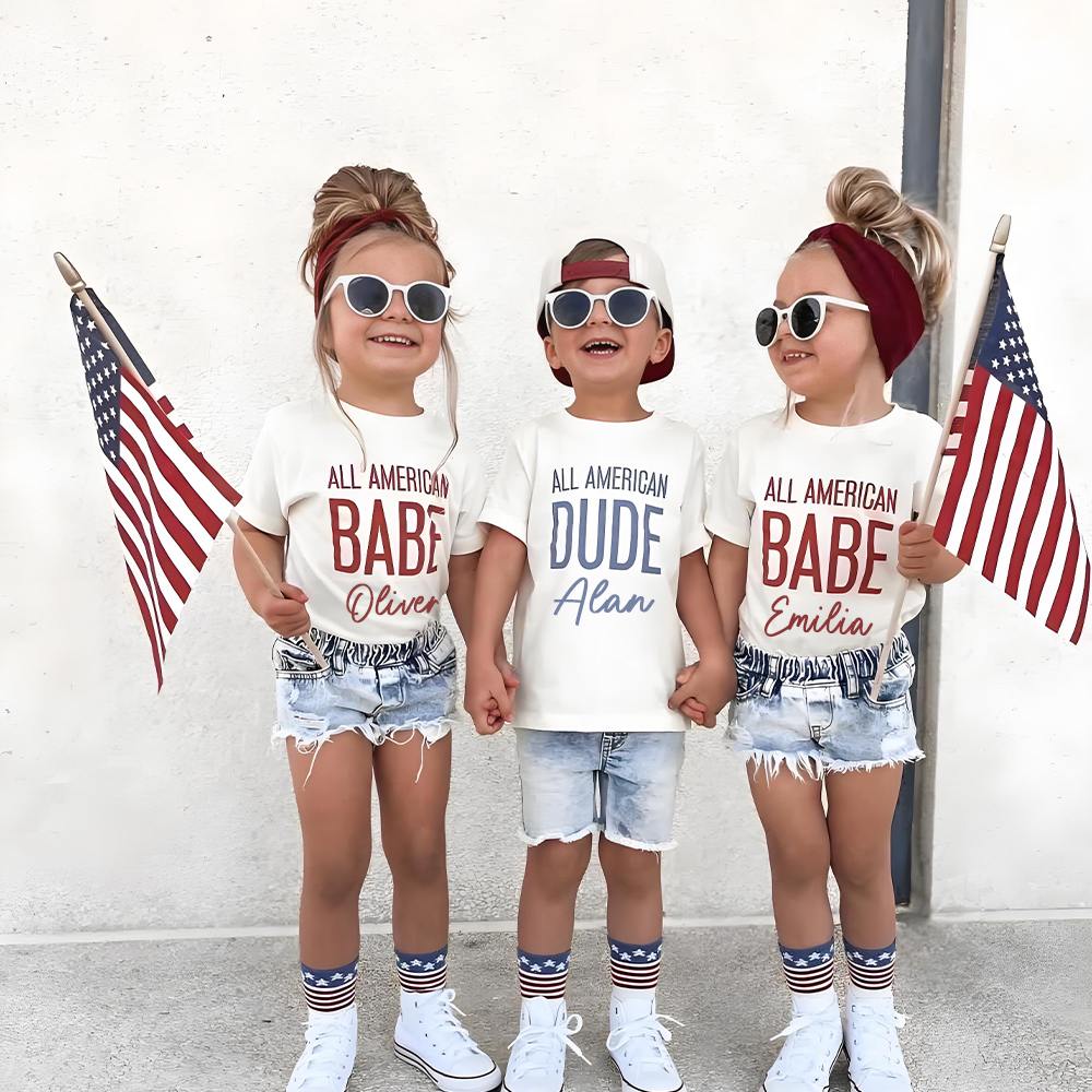 Personalized 4th of July Independence Day Shirts | CWBaby243