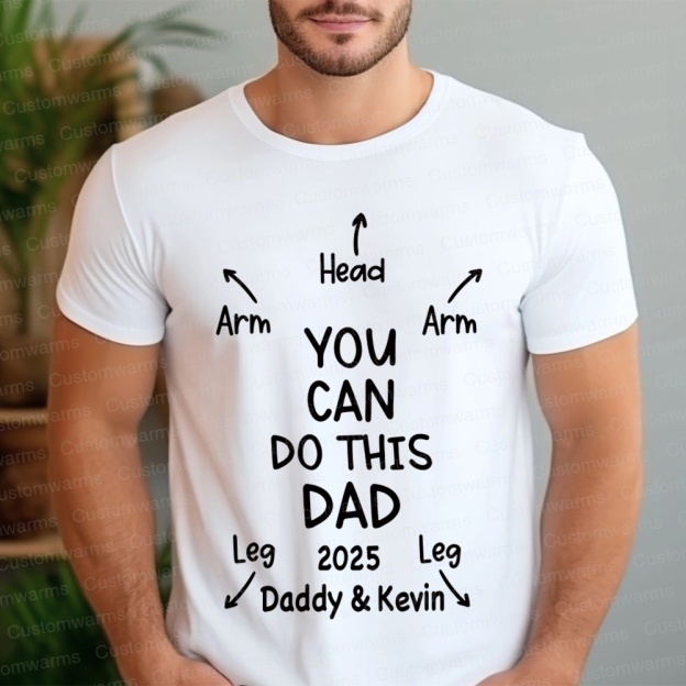 Personalized First Father's Day Daddy and Baby Outfit | CWFamily106