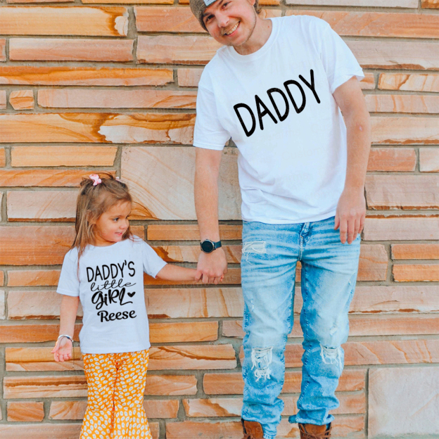 Personalized First Father's Day Daddy and Me Outfit | CWFamily112