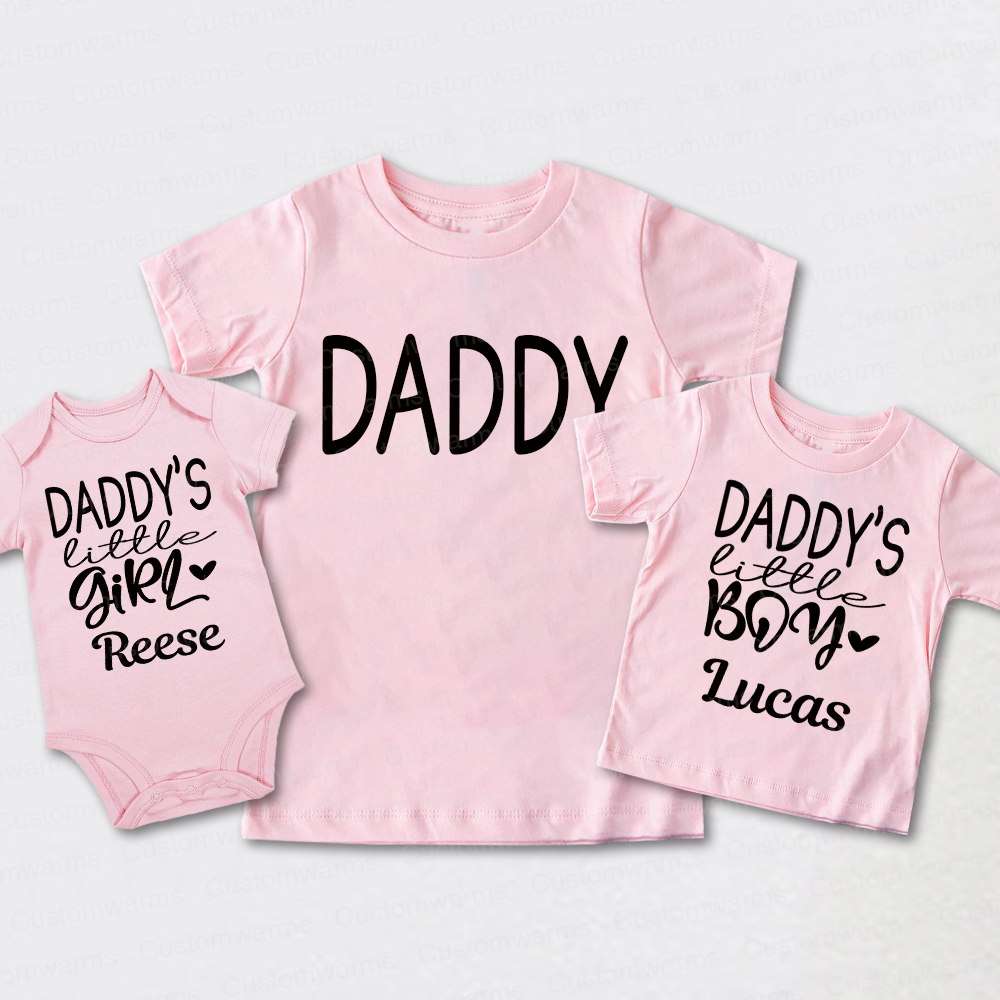 Personalized First Father's Day Daddy and Me Outfit | CWFamily112