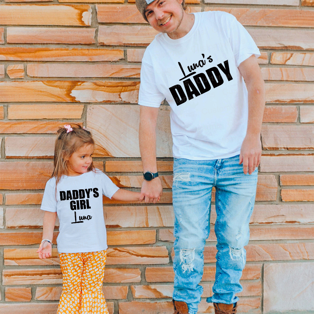 Personalized First Father's Day Daddy and Me Outfit | CWFamily113