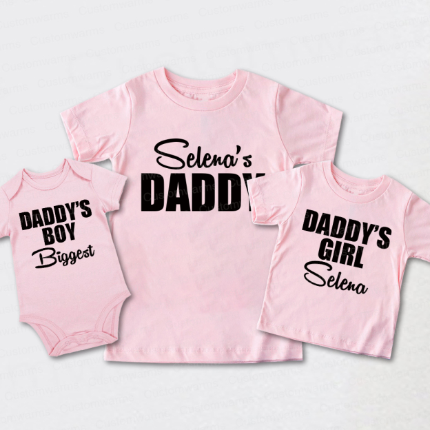 Personalized First Father's Day Daddy and Me Outfit | CWFamily113