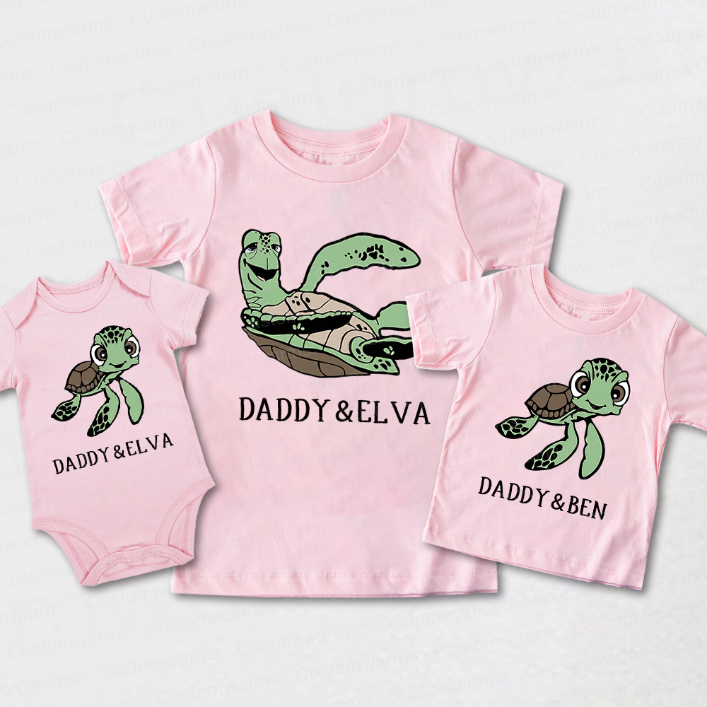 Personalized First Father's Day Daddy and Me Outfit | CWFamily117