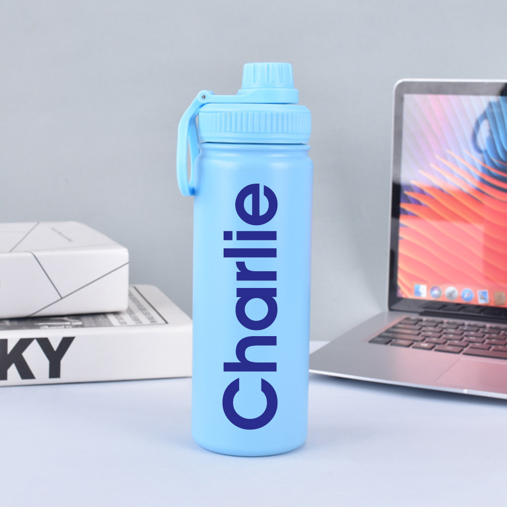 Personalised Stainless Steel 18oz/22oz/25oz/32oz Sports Water Bottles | YouBottle60