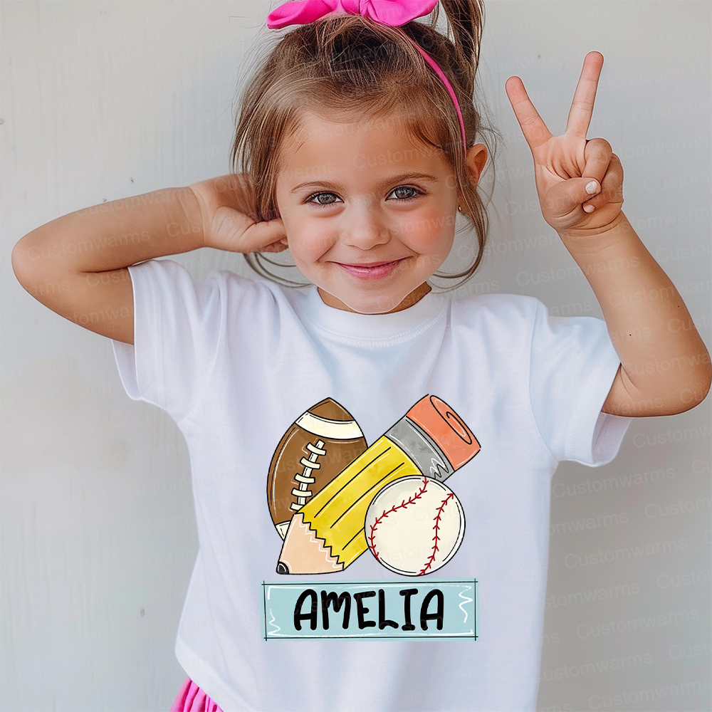 Personalized First Day Of Back To School Shirt | CWSchool08