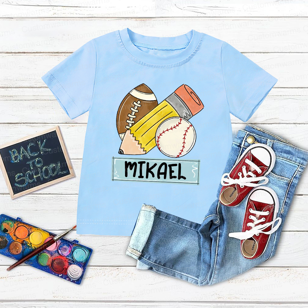 Personalized First Day Of Back To School Shirt | CWSchool08