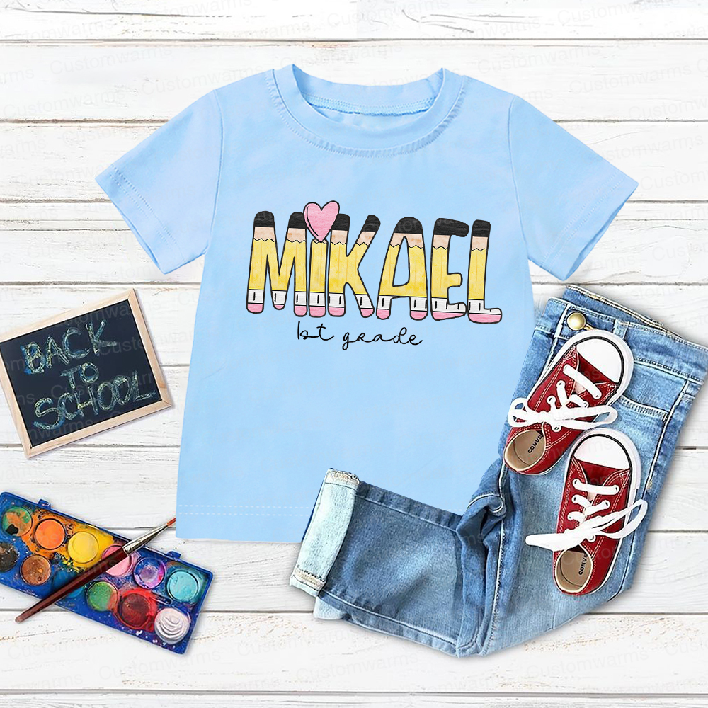 Personalized First Day Of Back To School Shirt | CWSchool09