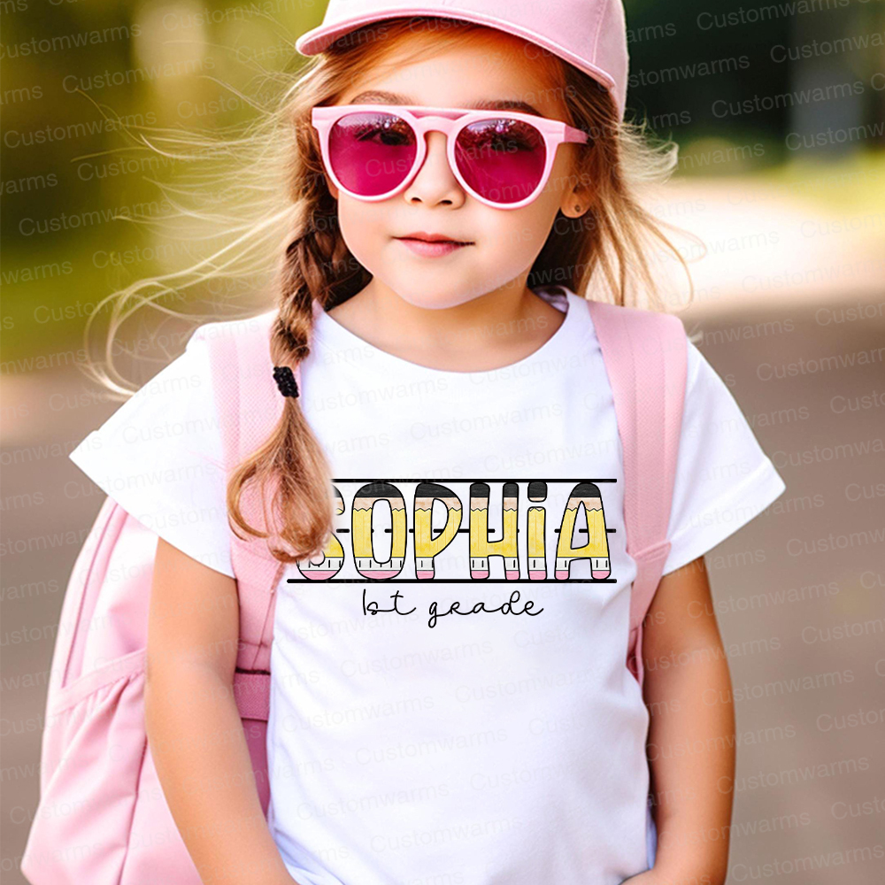 Personalized First Day Of Back To School Shirt | CWSchool10