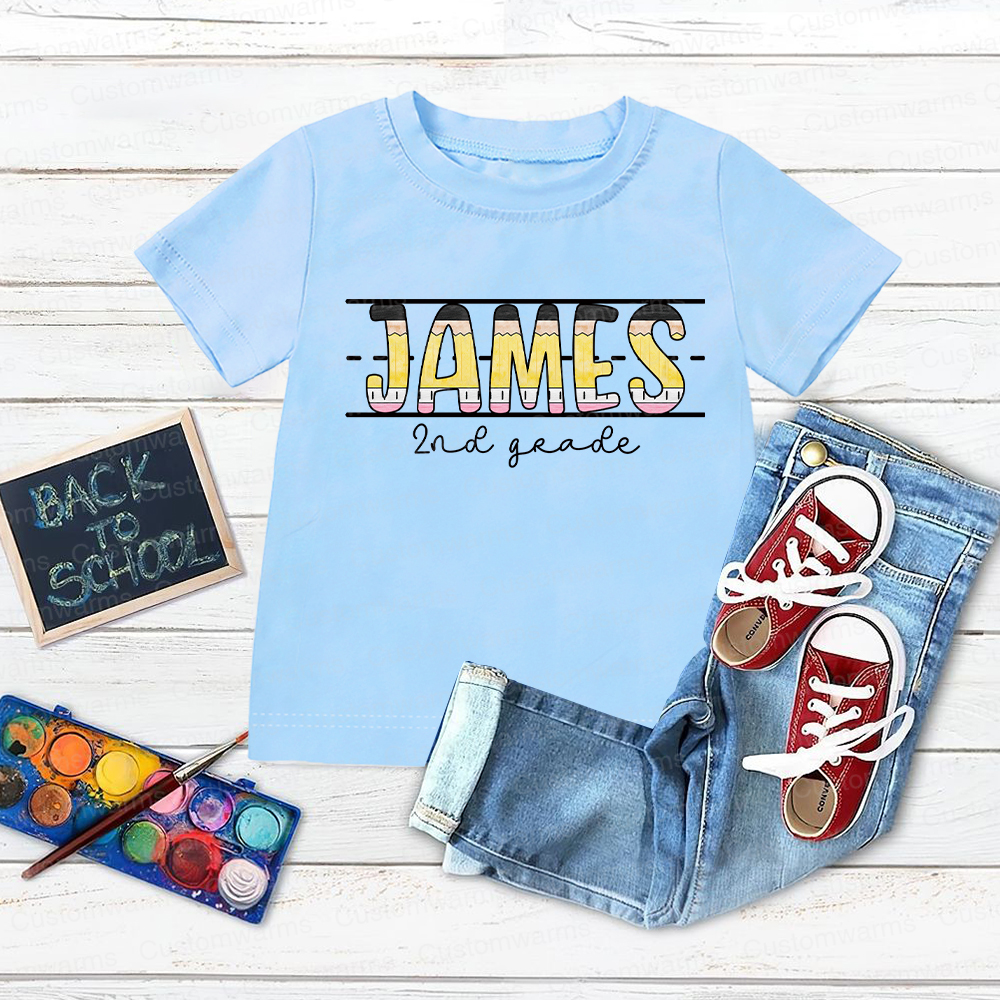 Personalized First Day Of Back To School Shirt | CWSchool10