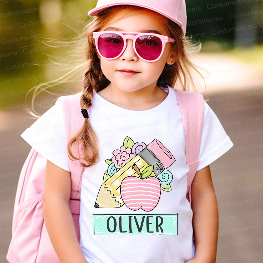 Personalized First Day Of Back To School Shirt | CWSchool13