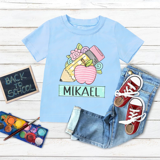 Personalized First Day Of Back To School Shirt | CWSchool13