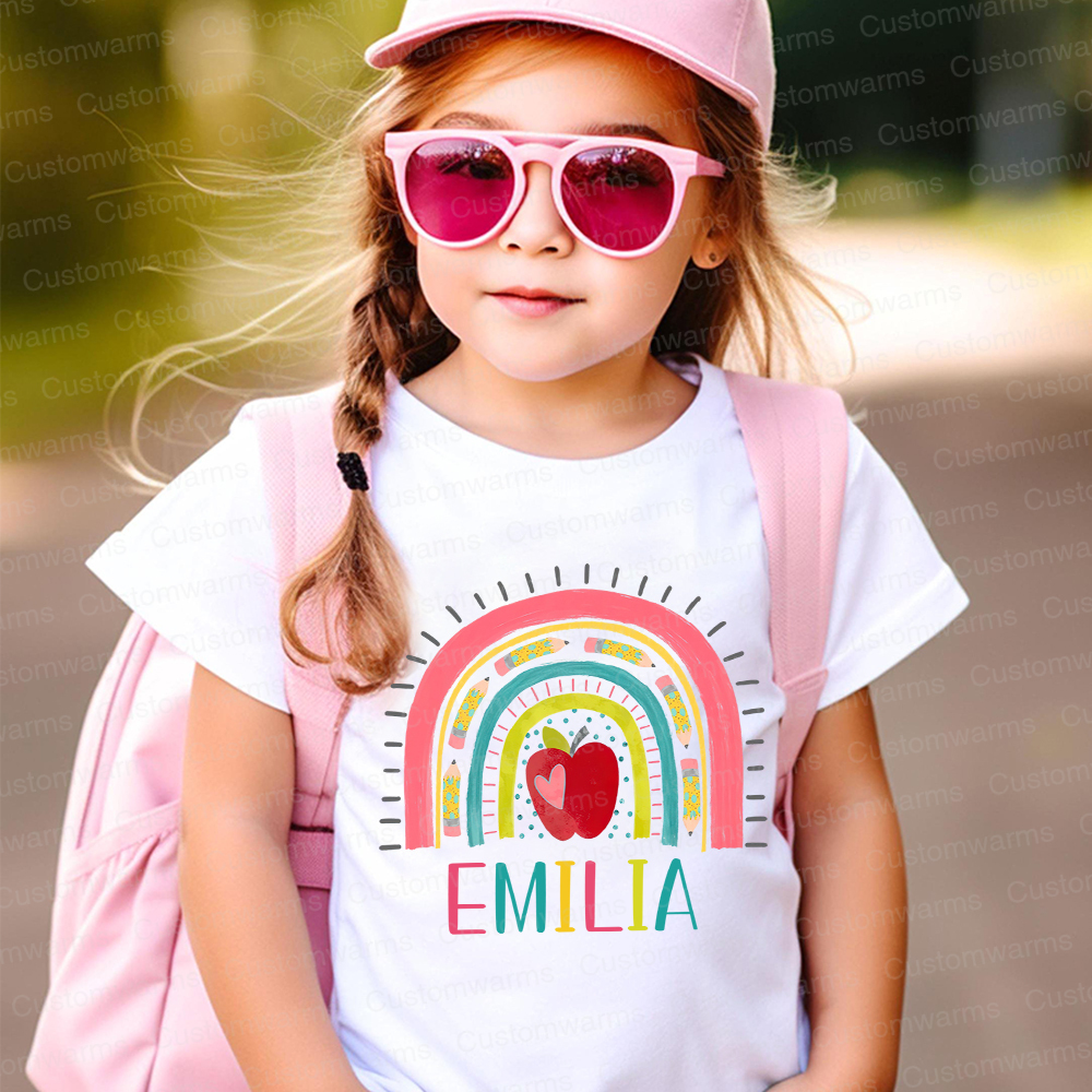Personalized First Day Of Back To School Shirt | CWSchool14