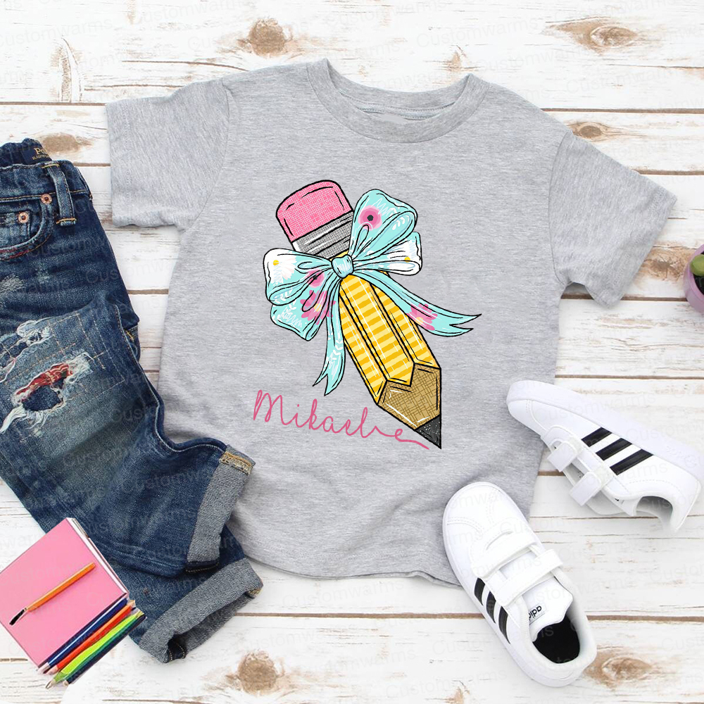 Personalized First Day Of Back To School Shirt | CWSchool15