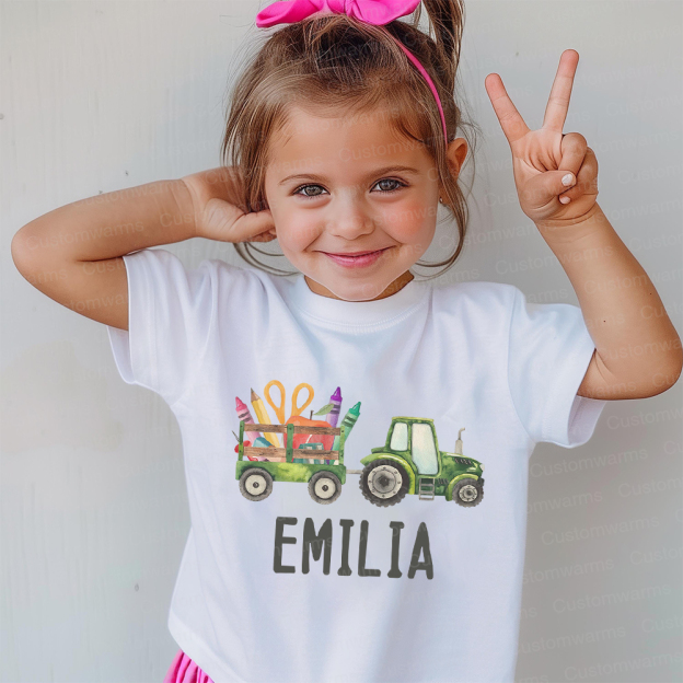 Personalized First Day Of Back To School Shirt | CWSchool16