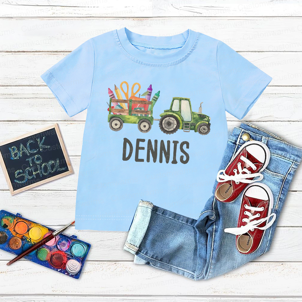 Personalized First Day Of Back To School Shirt | CWSchool16