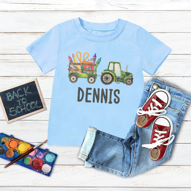 Personalized First Day Of Back To School Shirt | CWSchool16