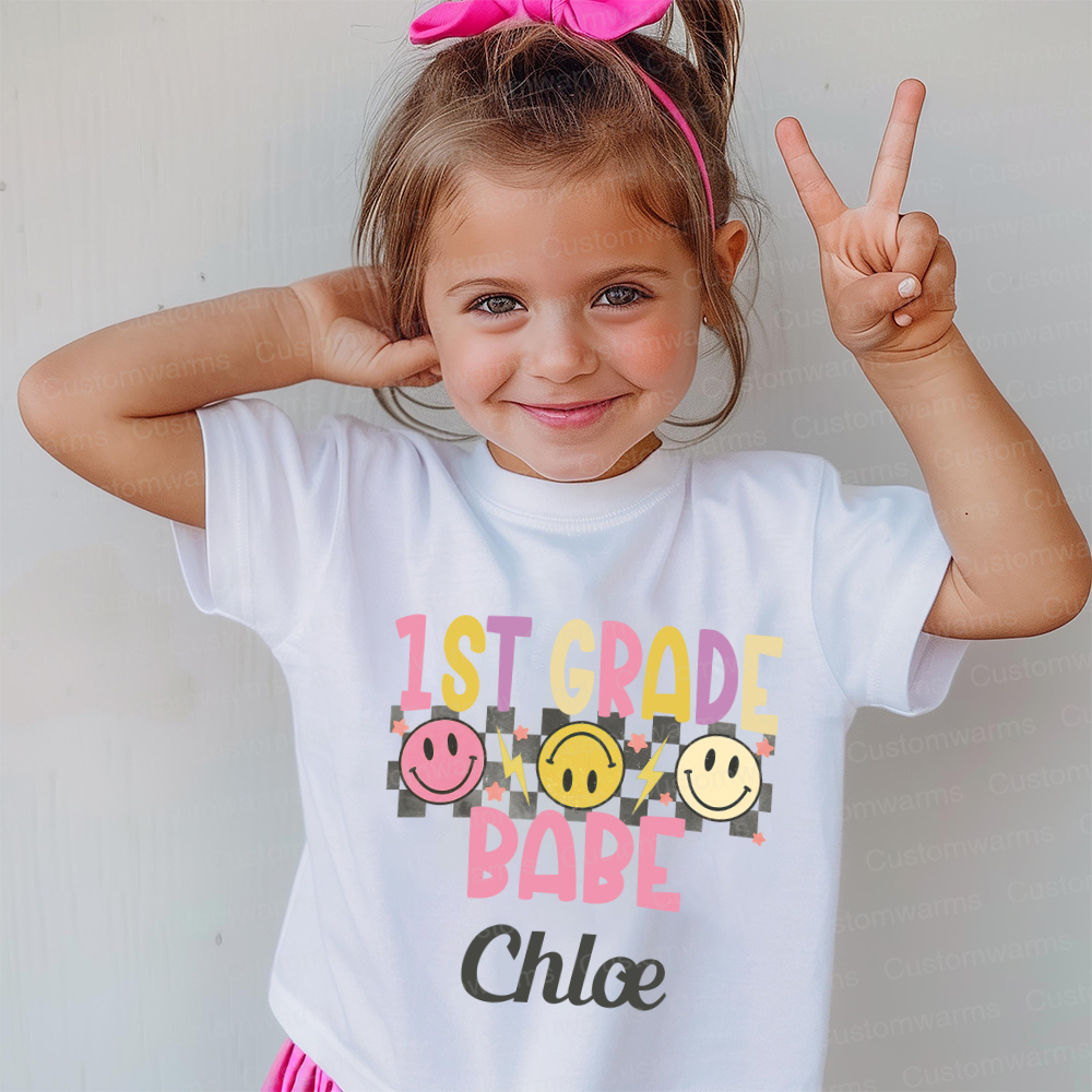 Personalized First Day Of Back To School Shirt | CWSchool18