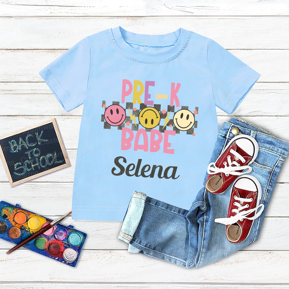 Personalized First Day Of Back To School Shirt | CWSchool18