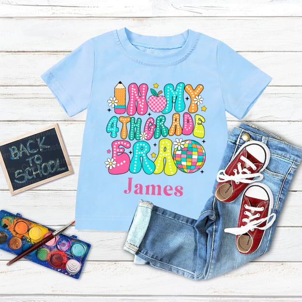 Personalized First Day Of Back To School Shirt | CWSchool19