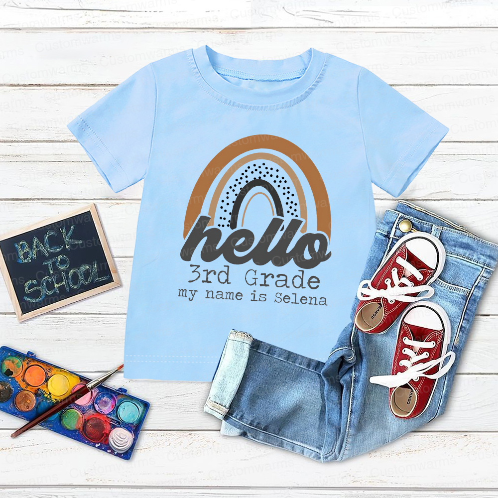 Personalized First Day Of Back To School Shirt | CWSchool21
