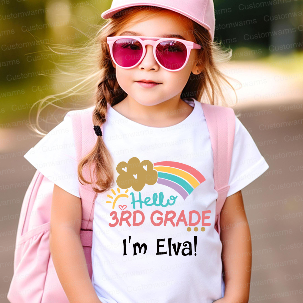 Personalized First Day Of Back To School Shirt | CWSchool25