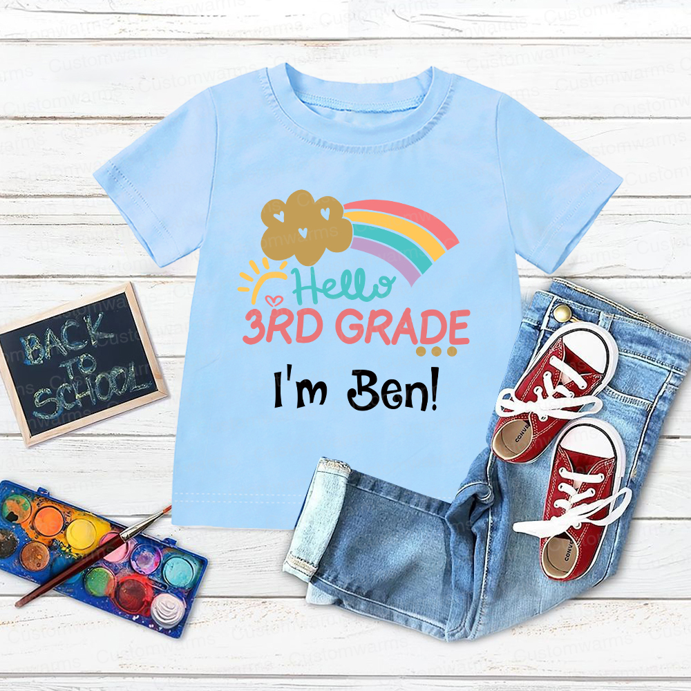 Personalized First Day Of Back To School Shirt | CWSchool25