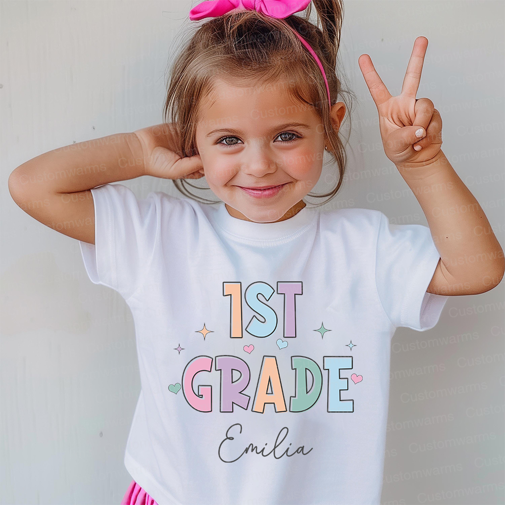 Personalized First Day Of Back To School Shirt | CWSchool28