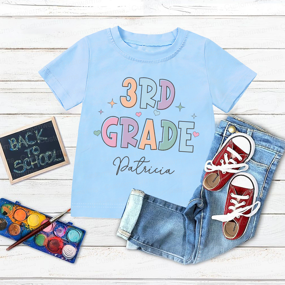 Personalized First Day Of Back To School Shirt | CWSchool28