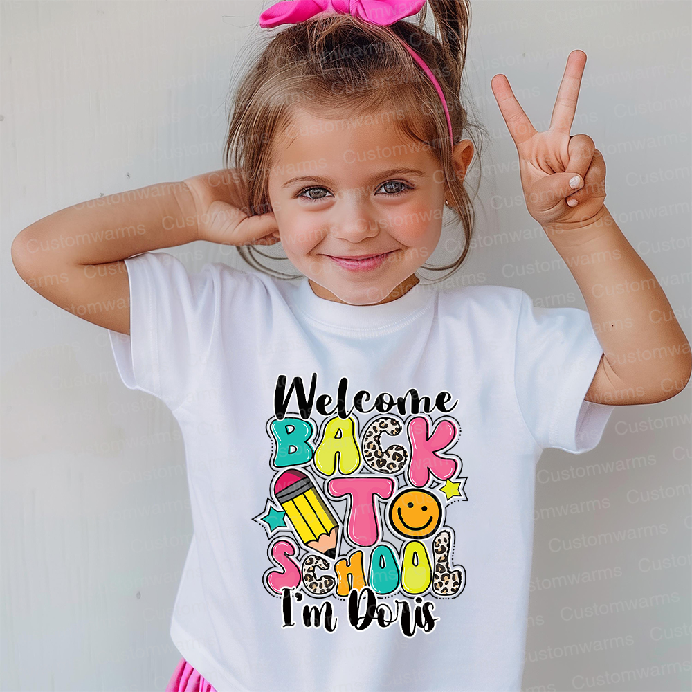Personalized First Day Of Back To School Shirt | CWSchool29