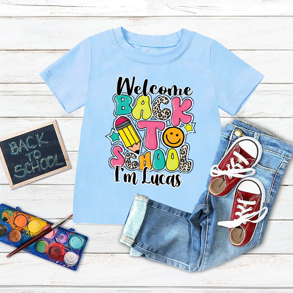 Personalized First Day Of Back To School Shirt | CWSchool29