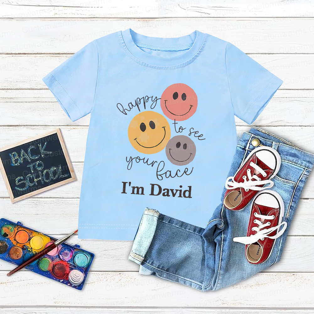 Personalized First Day Of Back To School Shirt | CWSchool30