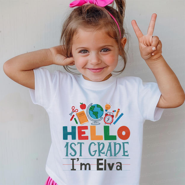 Personalized First Day Of Back To School Shirt | CWSchool31