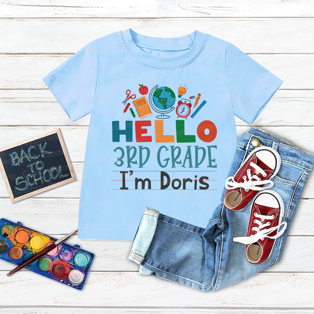Personalized First Day Of Back To School Shirt | CWSchool31