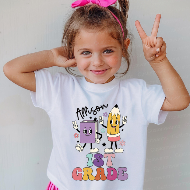 Personalized First Day Of Back To School Shirt | CWSchool32