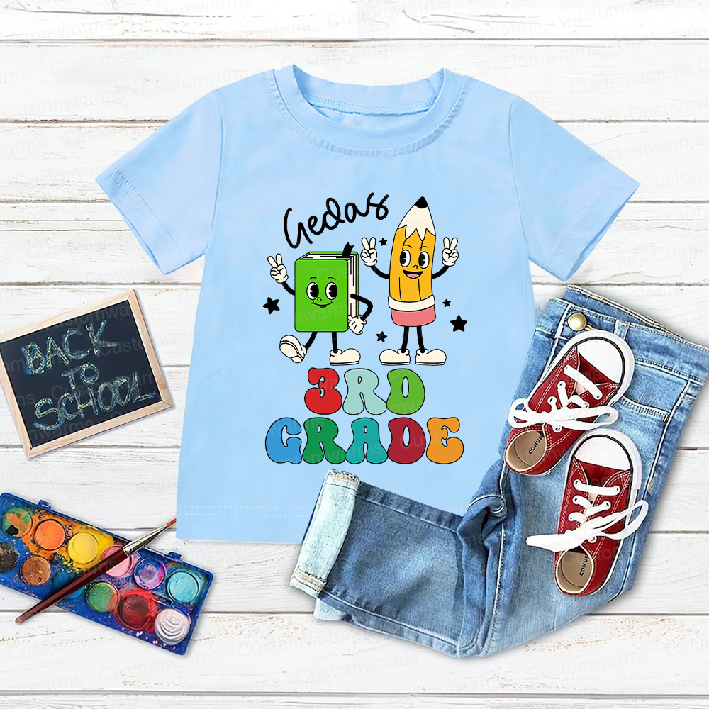 Personalized First Day Of Back To School Shirt | CWSchool32