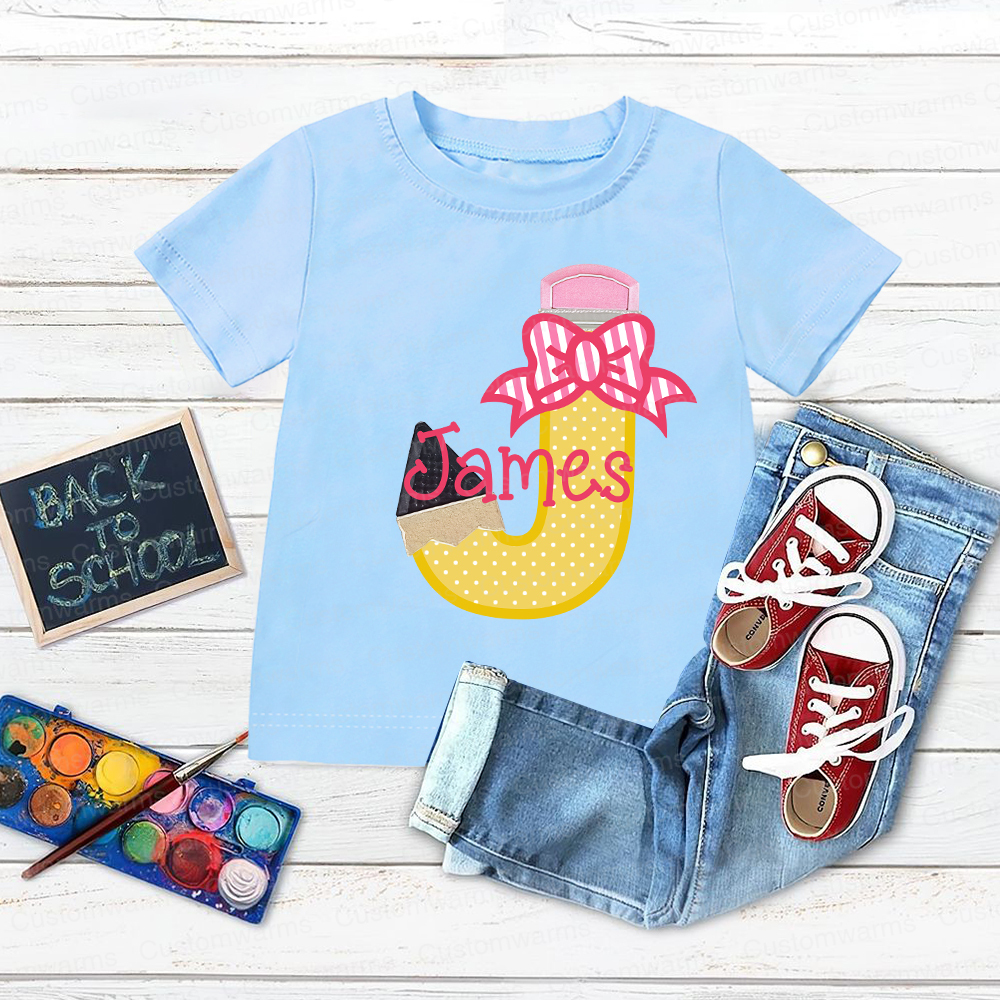 Personalized First Day Of Back To School Shirt | CWSchool33