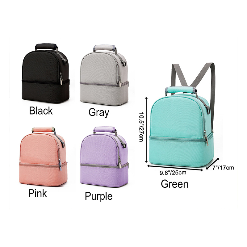 Personalized Name Color Kids Lunch Backpack