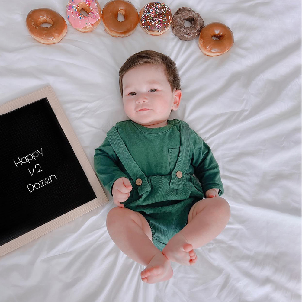 Personalized Baby Shower Corduroy Romper | CWBaby263