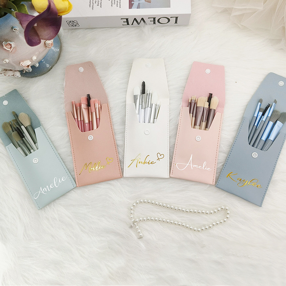 Personalized Wedding Makeup Brushes for Unique & Love | CWPack297