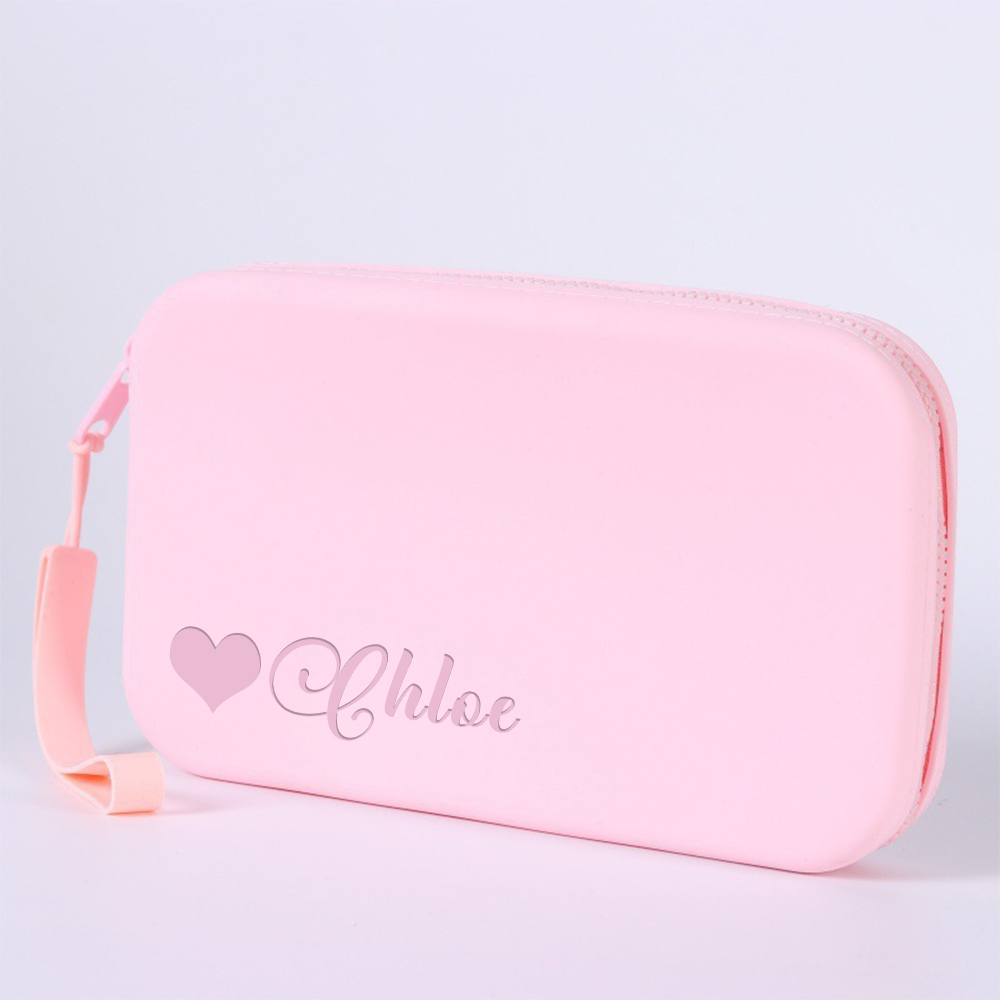 Personalized Engraved Silicone Makeup Bag | CWPack296
