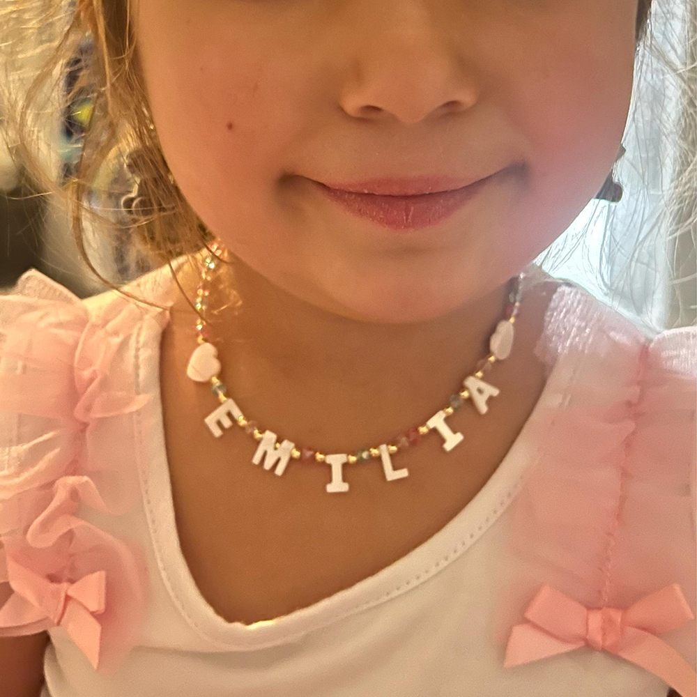 Personalized Pearl Letter Name Necklace For Girls & Adult｜CWBeach195