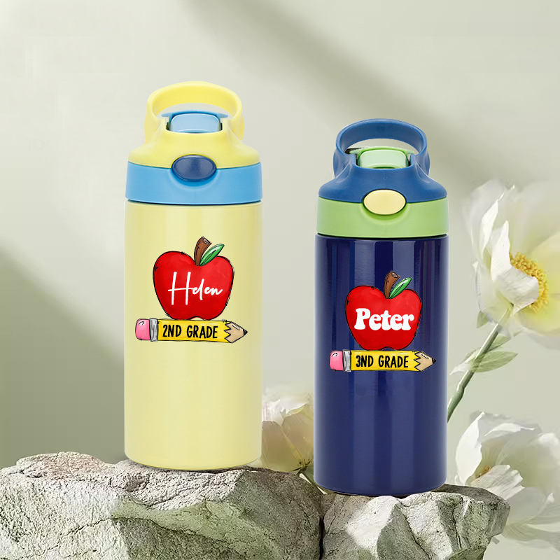 Personalised BPA Free 12oz Kid Water Bottles | YouBottle77