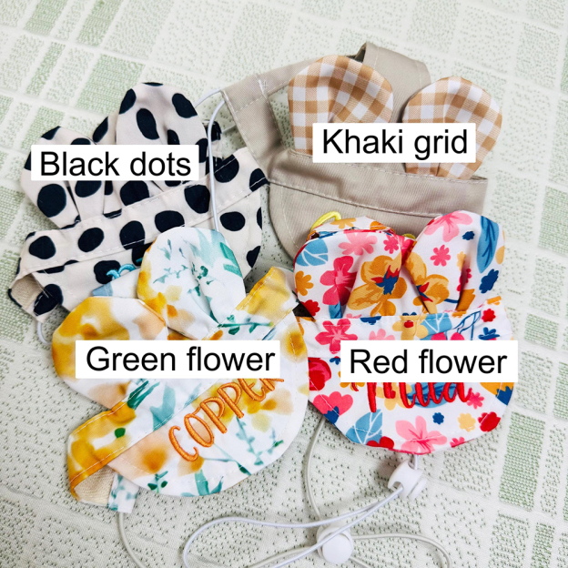 Personalized Embroidery Lovely Pet Hat with Ears | BKPet185