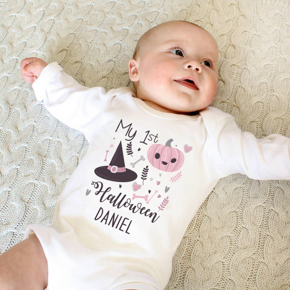 Personalized Baby Lovely First Halloween Outfit | CWHalloween22