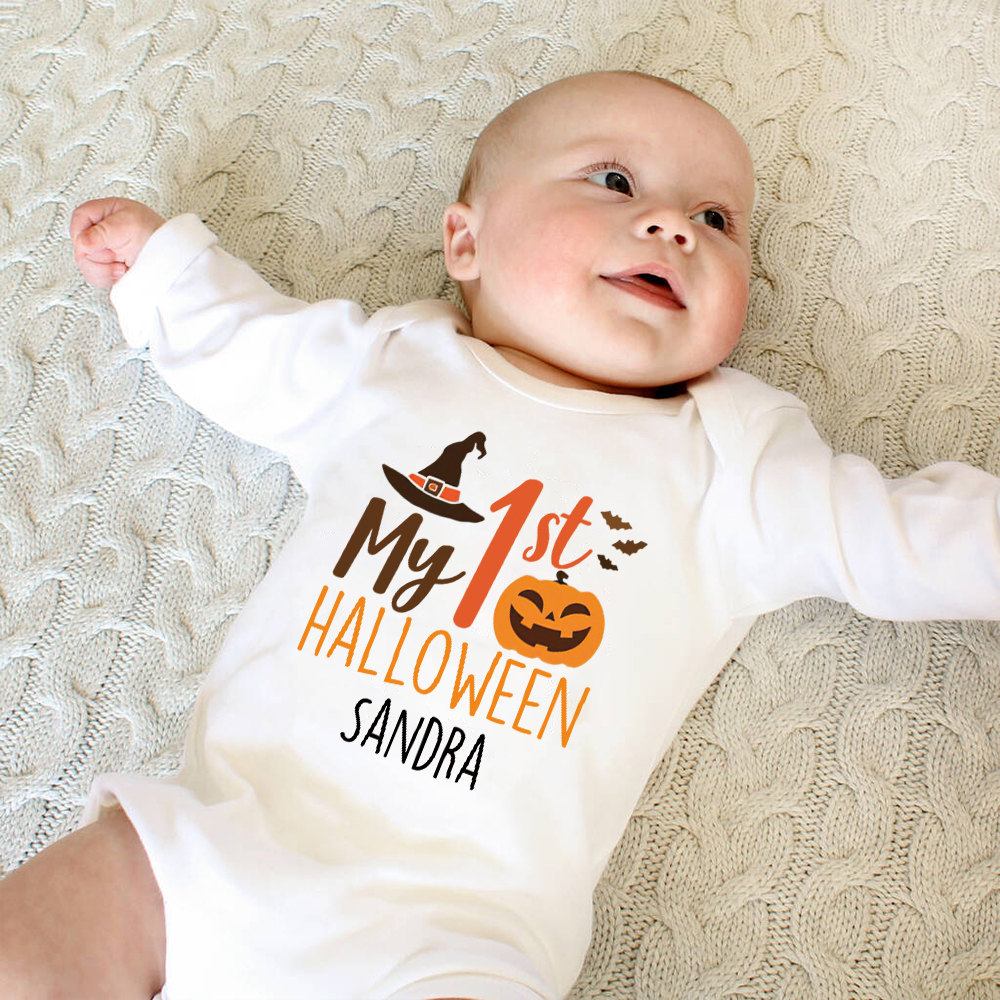 Personalized Baby Lovely First Halloween Outfit | CWHalloween23