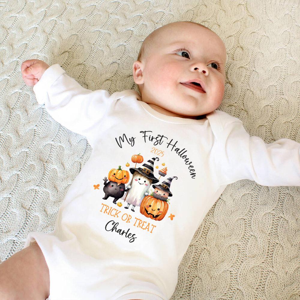 Personalized Baby Lovely First Halloween Outfit | CWHalloween24