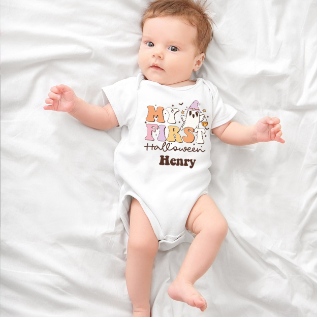 Personalized Baby Lovely First Halloween Outfit | CWHalloween25