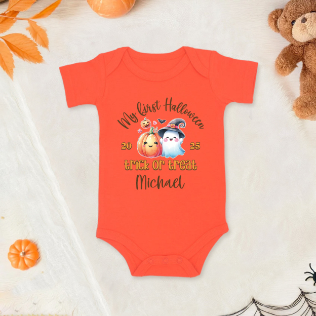 Personalized Baby Lovely First Halloween Outfit | CWHalloween29